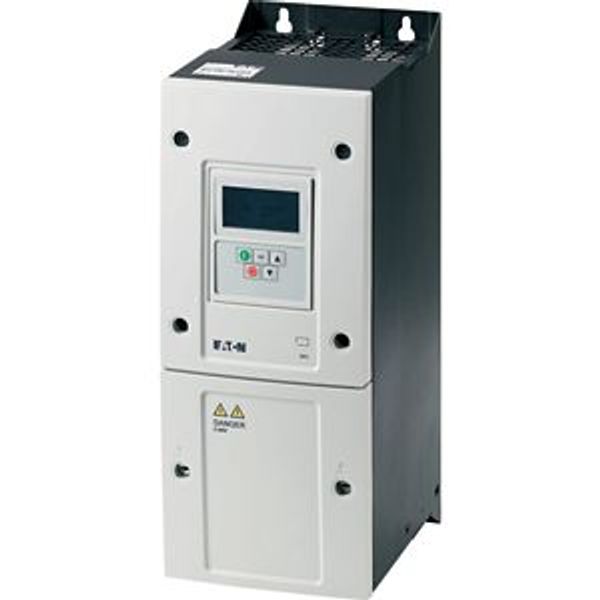 Variable frequency drive, 500 V AC, 3-phase, 28 A, 18.5 kW, IP55/NEMA 12, OLED display image 2
