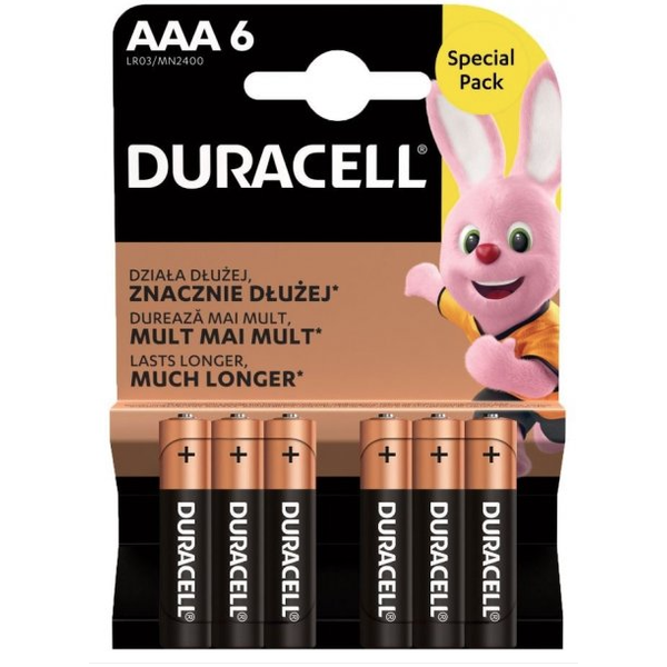 DURACELL Basic MN2400 LR03 AAA BL6 image 1