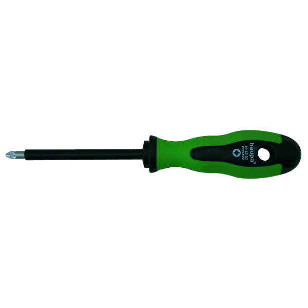 Screwdriver cross PZ 1 175mm long insulated blade 2C handle image 2