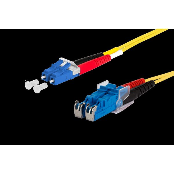 OpDAT patch cord LC-D/E2000-D OS2, 5.0 m image 1