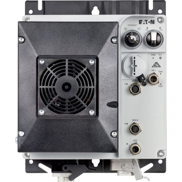 Speed controllers, 8.5 A, 4 kW, Sensor input 4, AS-Interface®, S-7.4 for 31 modules, HAN Q4/2, STO (Safe Torque Off), with fan image 15