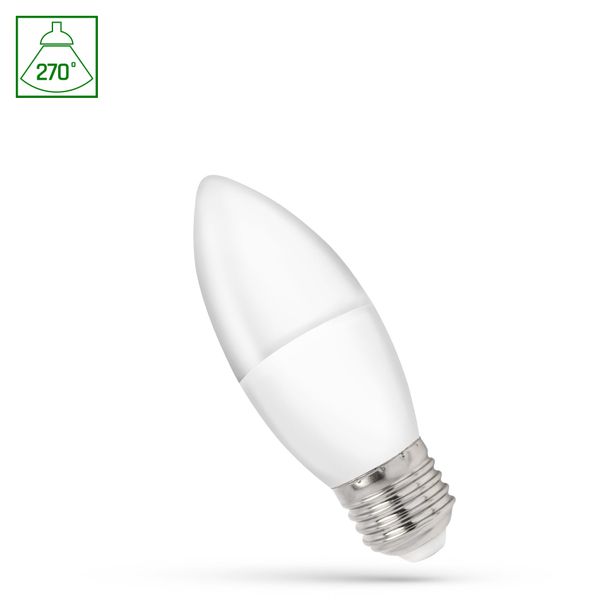 LED CANDLE C37 E-27 230V 1W NW SPECTRUM image 1