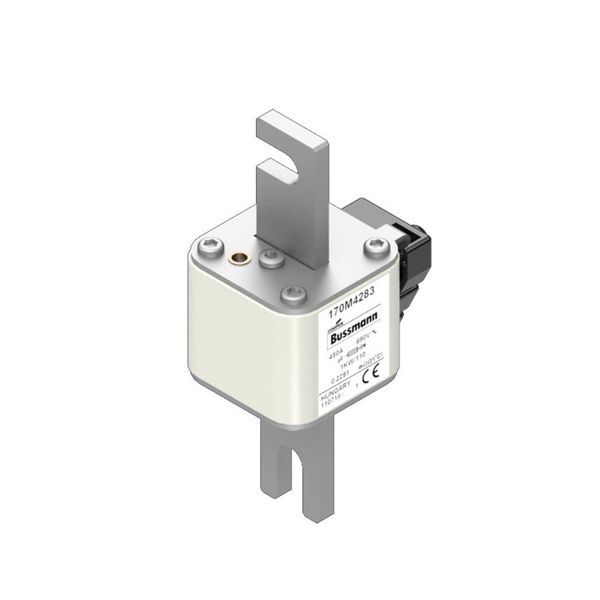 Fuse-link, high speed, 450 A, AC 690 V, size 1, 51 x 69 x 138 mm, aR, DIN, IEC, single indicator image 15