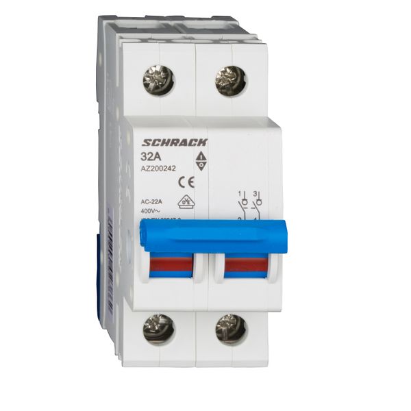 Main Load-Break Switch (Isolator) 32A, 2-pole image 1