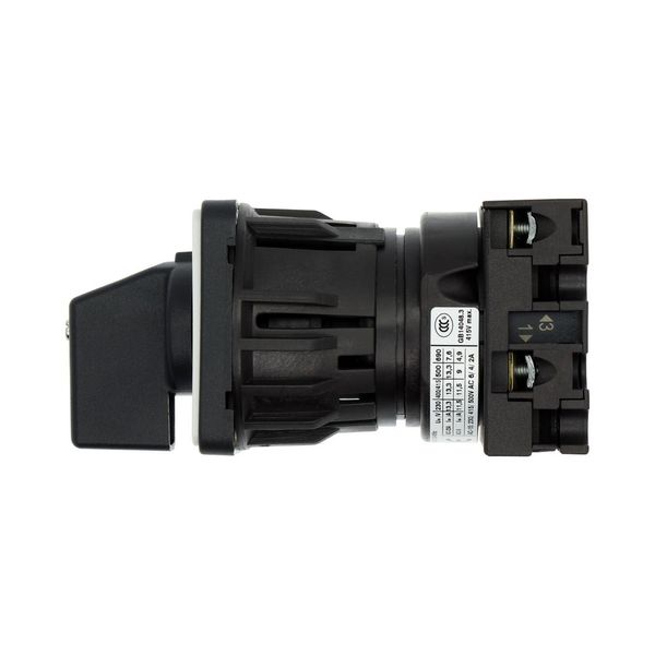 Step switches, T0, 20 A, centre mounting, 1 contact unit(s), Contacts: 2, 45 °, maintained, With 0 (Off) position, 0-2, Design number 8310 image 27