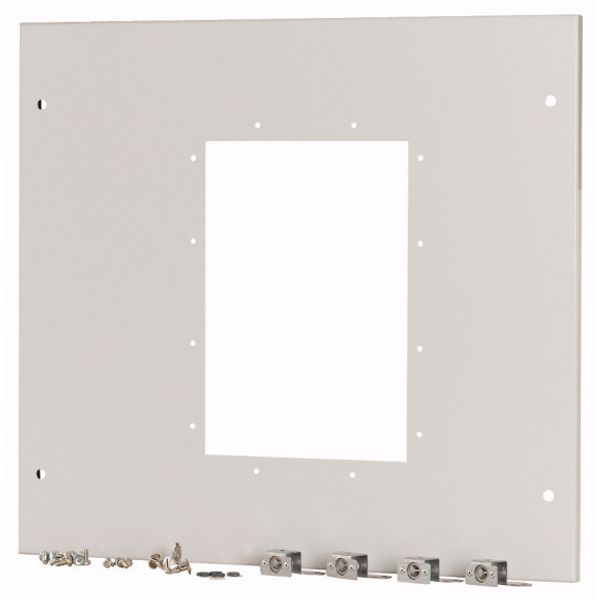 Front cover for IZMX16, withdrawable, HxW=550x600mm, grey image 1