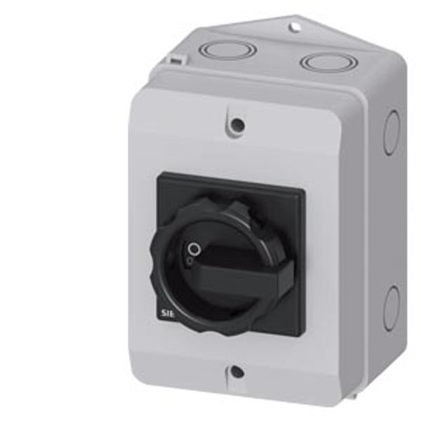 SENTRON, Switch disconnector 3LD, main switch, 3-pole, Iu: 25 A, Operating 3LD2164-1GS51-0AC3 image 1