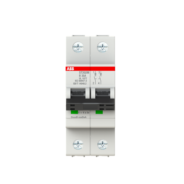 ST202M-B35 Miniature Circuit Breaker - 2P - B - 35 A image 1