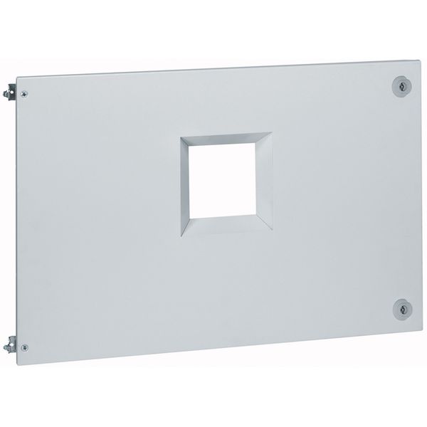 Metal faceplate XL³ 4000 - DPX 1600 draw-out - horizontal - hinges and locks image 1