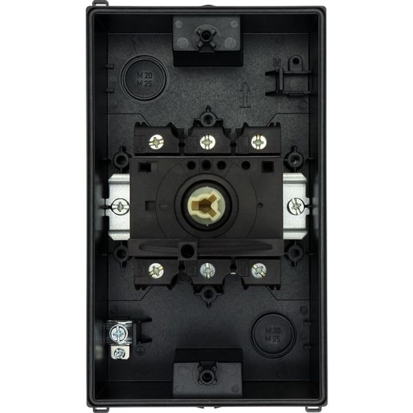 On-Off switch, P3, 63 A, surface mounting, 3 pole, STOP function, With image 4