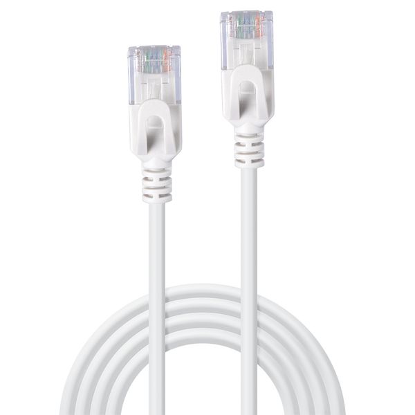 2m Cat.6A U/FTP LSZH Ultra Slim Network Cable, Grey RJ45, M/M, 500MHz, Copper, 30AWG image 2