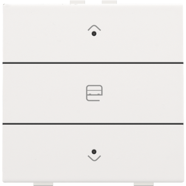 Single motor control with LED for Niko Home Control, white coated image 1