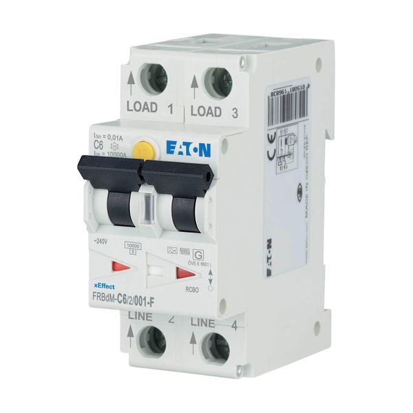 Digital RCD/MCB combination, 6 A, 10 mA, MCB trip characteristic: C, 2p, RCD trip characteristic: F image 7