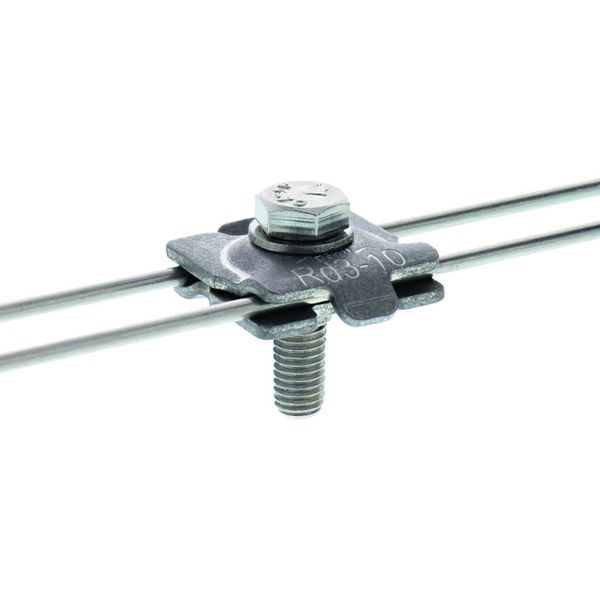 MMV clamp StSt (V4A) f. Rd 3-10mm with hexagon screw M8x30 image 1