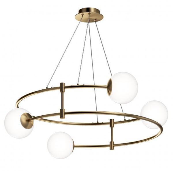 Modern Balance Pendant Lamp Gold image 1