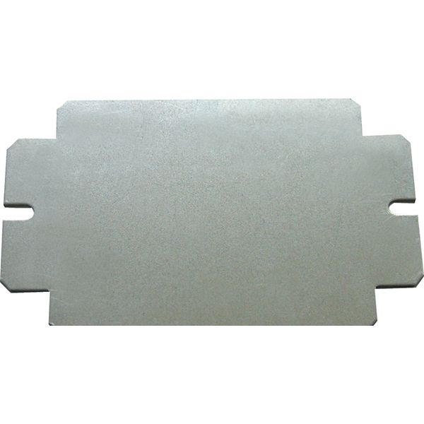 ZW343 Mounting plate, Field width: 3, 416 mm x 688 mm x 2 mm image 1