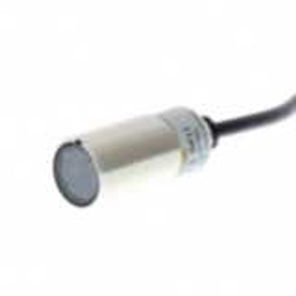 Photoelectric sensor, M18 threaded barrel, metal, red LED, retro-refle image 3