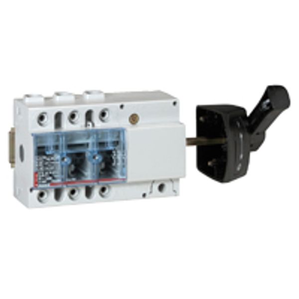 Isolating switch Vistop - 160 A - 3P - side handle, black - 7.5 modules image 1
