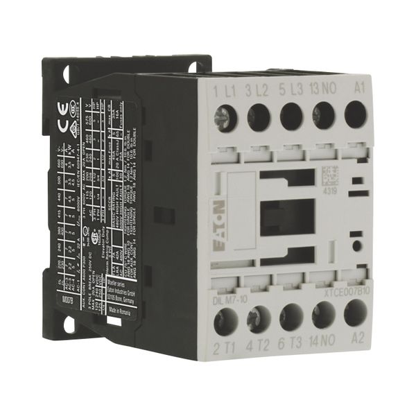 Contactor, 3 pole, 380 V 400 V 3 kW, 1 N/O, 48 V DC, DC operation, Screw terminals image 11