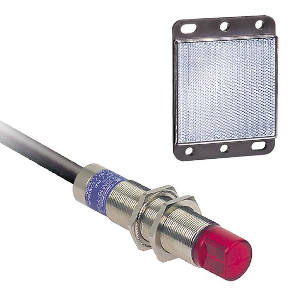 Photo-electric sensor - XU9 - polarised - 90° - Sn 2m - 24..240VAC/DC - cable 5m image 1