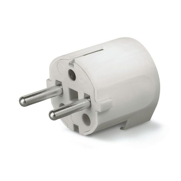 90°ANGLED UNEL PLUG 2P+E 16A WHITE image 4