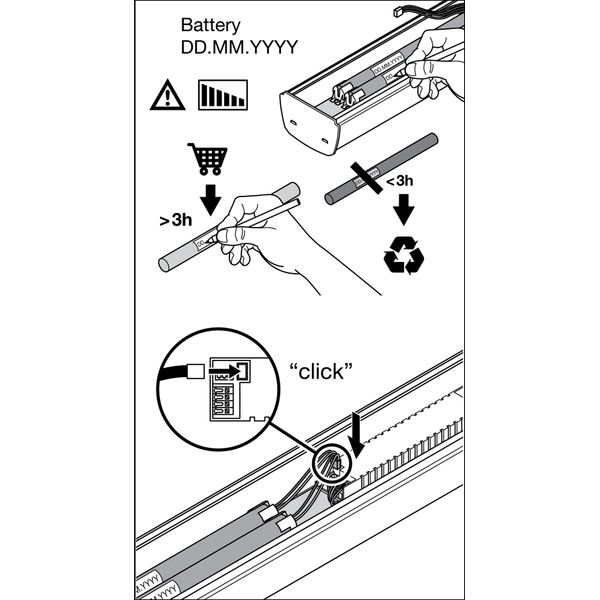 TruSys® FLEX EMERGENCY DOUBLE ASYMMETRIC 50W 840 DS CL WT EM image 19