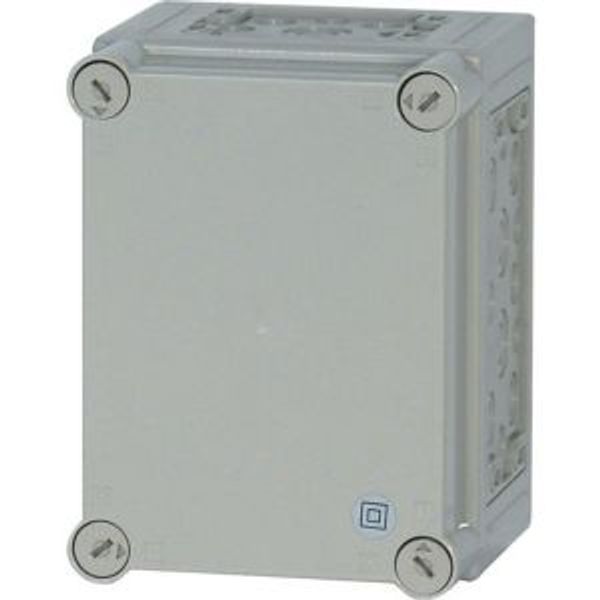 Insulated enclosure, +knockouts, RAL7035, HxWxD=250x187.5x150mm image 4