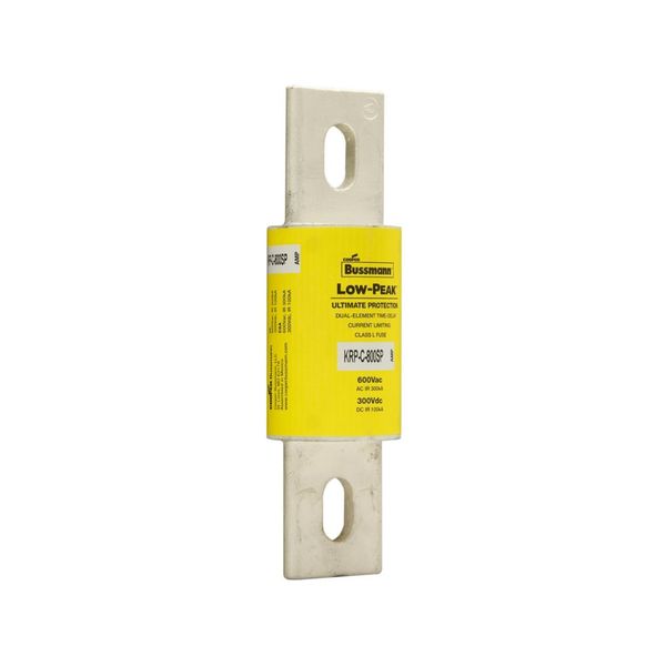 Eaton Bussmann Series KRP-C Fuse, Current-limiting, Time-delay, 600 Vac, 300 Vdc, 650A, 300 kAIC at 600 Vac, 100 kA at 300 kAIC Vdc, Class L, Bolted blade end X bolted blade end, 1700, 2.5, Inch, Non Indicating, 4 S at 500% image 5