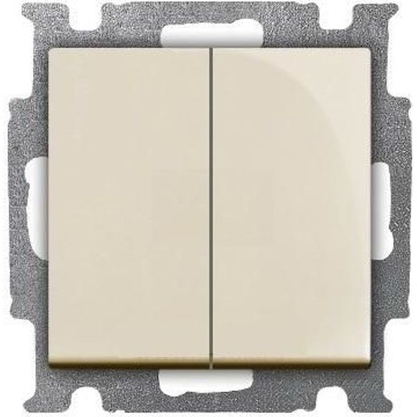2006/5 UC-92-507 Cover Plates (partly incl. Insert) Rocker/button Series switch white - Basic55 image 1