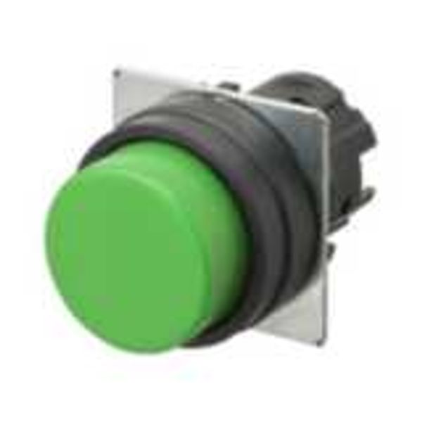 Pushbutton A22NZ Ø22, bezel plastic, PROJECTED, MOMENTARY, CAP COLOR O image 1