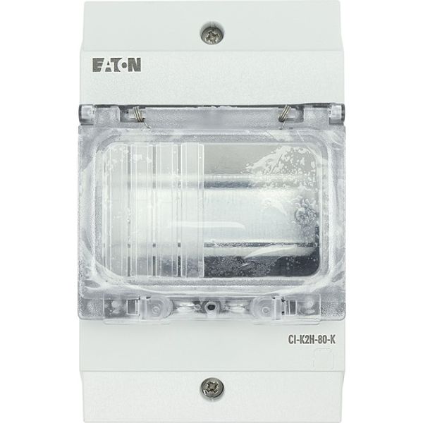 Insulated enclosure, HxWxD=160x100x80mm, +hinged cover image 5