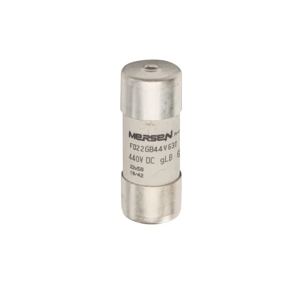 High-Speed Cylindrical Fuse 22x58 gLB 440VDC 63A Striker image 1