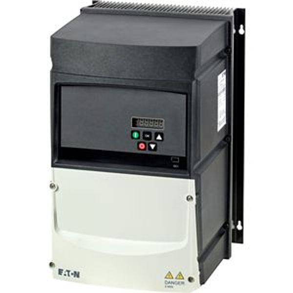 Variable frequency drive, 230 V AC, 3-phase, 30 A, 7.5 kW, IP66/NEMA 4X, Radio interference suppression filter, Brake chopper, 7-digital display assem image 13