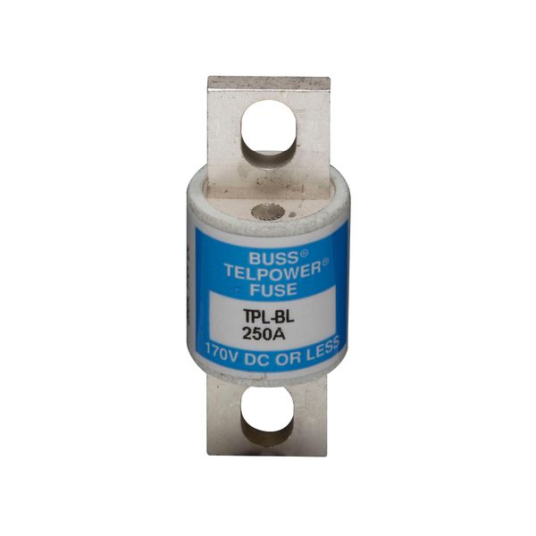 Eaton Bussmann series TPL telecommunication fuse, 170 Vdc, 150A, 100 kAIC, Non Indicating, Current-limiting, Bolted blade end X bolted blade end, Silver-plated terminal image 15