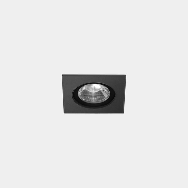 Downlight IP66 Max Medium Square LED 6W LED warm-white 3000K Black 204lm image 1