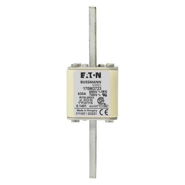 FUSE 630A HS 690V 1*FU/115 AR UC image 13