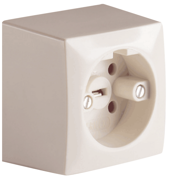 PERILEX surface mounted socket, 16 A, white image 1