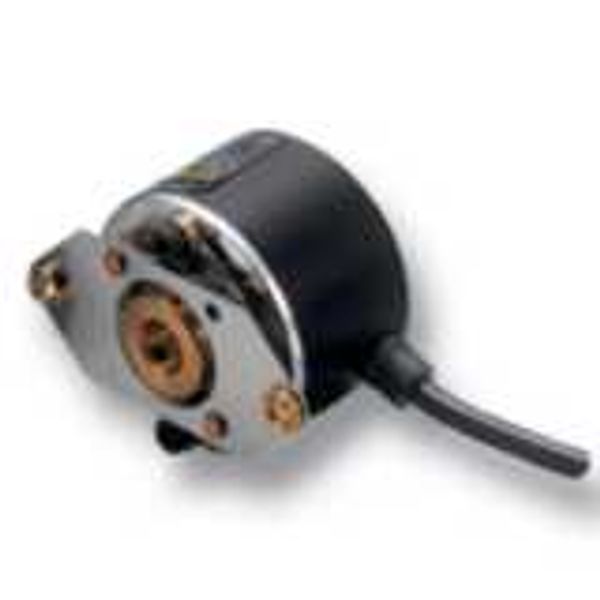 Incremental encoder, hollow shaft, NPN voltage output, 5-12 VDC, 3600 image 1