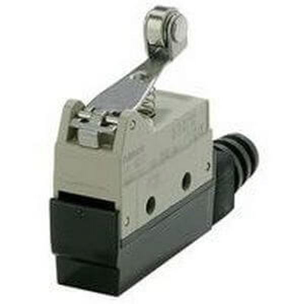 Enclosed switch, short hinge roller lever, SPDT, 10A image 2