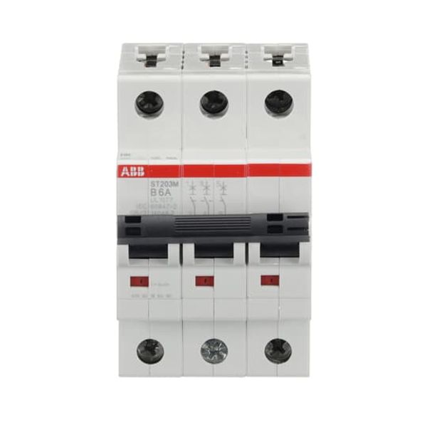 ST203M-B6 Miniature Circuit Breaker - 3P - B - 6 A image 1