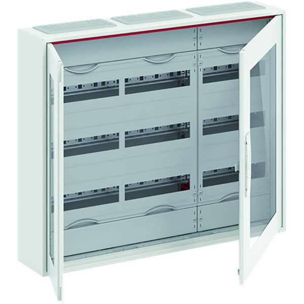 CA34RT ComfortLine Compact distribution board, Surface mounting, 108 SU, Isolated (Class II), IP44, Field Width: 3, Rows: 3, 650 mm x 800 mm x 160 mm image 1