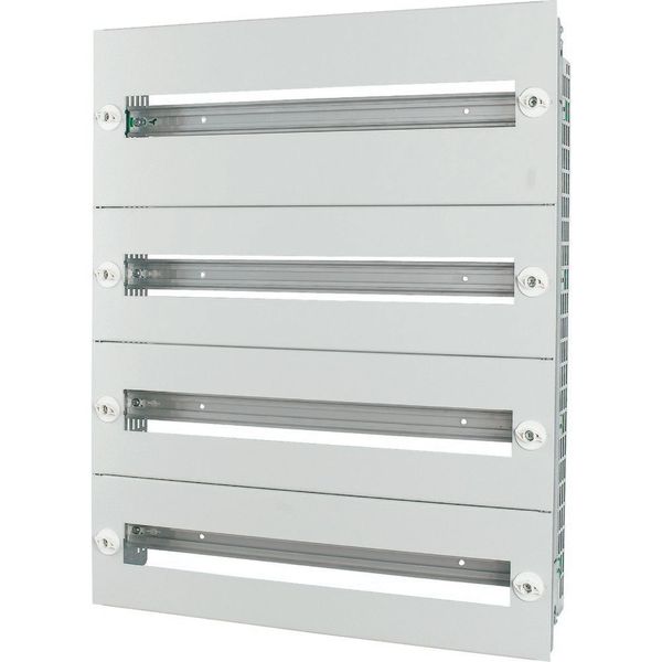 Mounting insert with steel front plates HxW=1949x800mm, 9 rows image 4