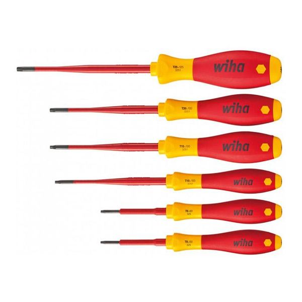 WIHA Schroevendraaierset SoftFinish electric slimFix TORX Tamper Resis image 1