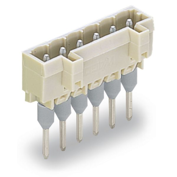 Male connector for rail-mount terminal blocks 1.2 x 1.2 mm pins straig image 3