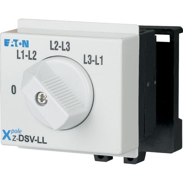 Rotary switches, L+L voltmeter, L1 - L2... image 3