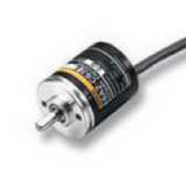Encoder, incremental, 200ppr, 5-12 VDC, NPN voltage output, 0.5m cable image 1
