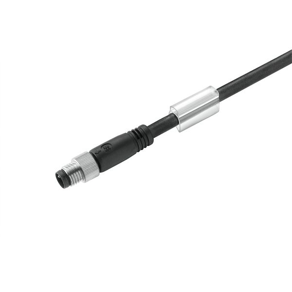 Sensor-actuator Cable (assembled), One end without connector, M8, Numb image 1