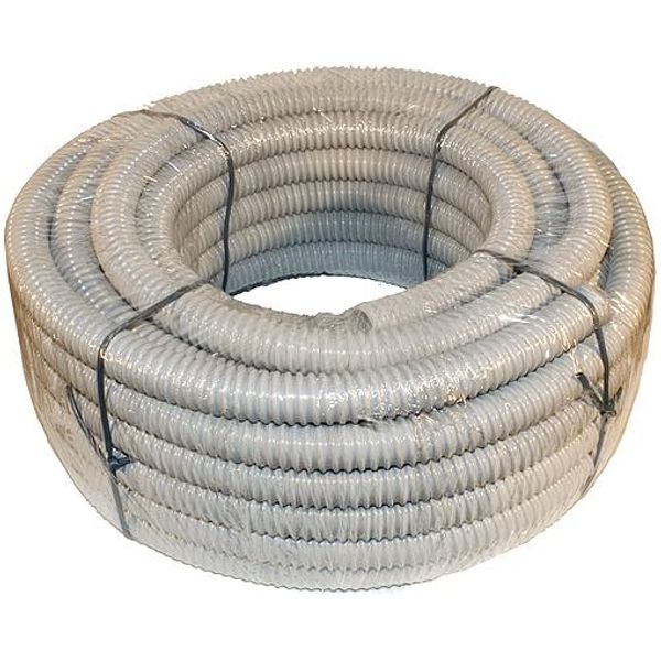Corrugated pipe 16 grey rubber guard TXM 100m image 1