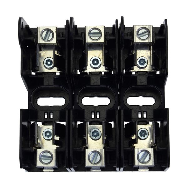 Eaton Bussmann series JM modular fuse block, 600V, 0-30A, Box lug, Three-pole image 3