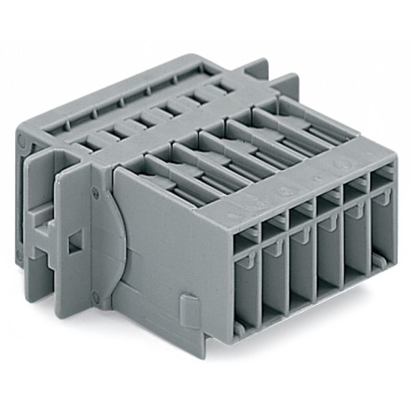 1-conductor male connector CAGE CLAMP® 4 mm² gray image 4